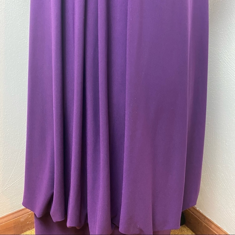 Jessica Howard Dress. Purple Sz 10 - Picture 7 of 11